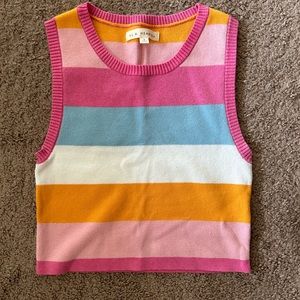 Pacsun Striped Sweater Tank Top